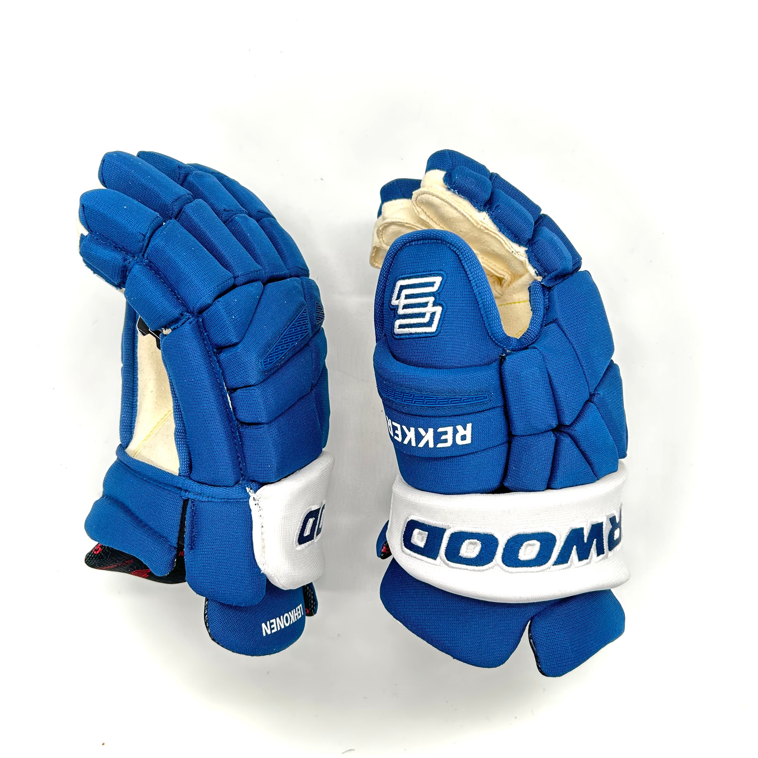 Sherwood Rekker Legend Pro - Gant NHL Pro Stock - Artturi Lehkonen (Bleu/Blanc)